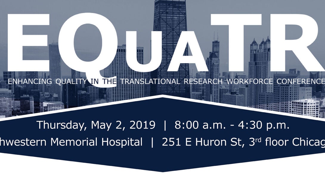 Enhancing Quality in the Translational Research Workforce Conference flyer header