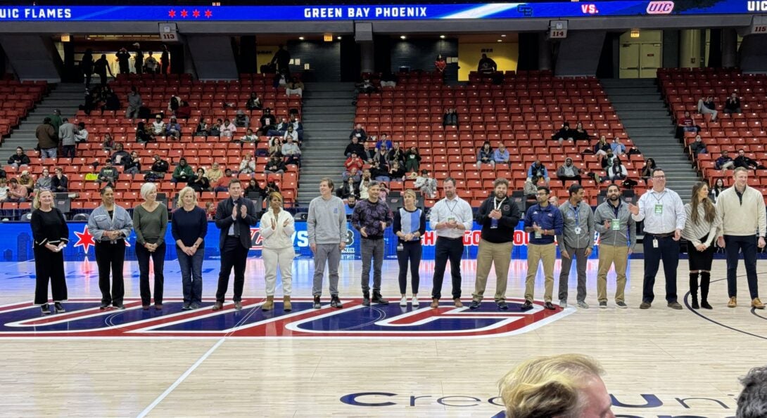 A group shot of UIC faculty and staff