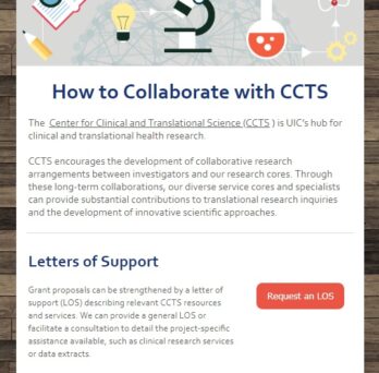 Thumbnail image of CCTS collaboration email
                  