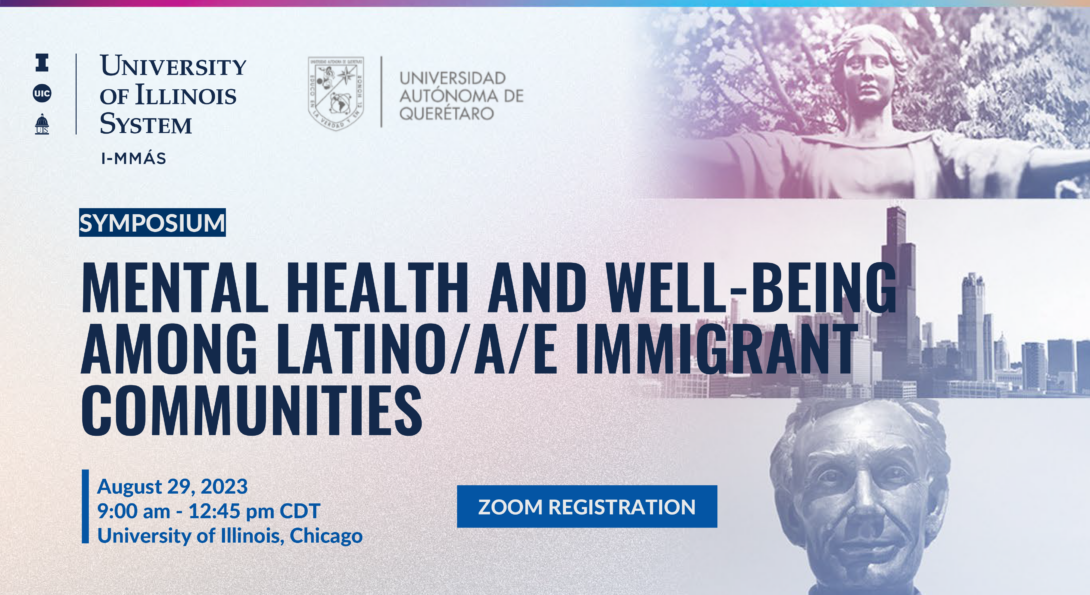 presentation slide of the mental health and well-being among latino/a/e immigrant communities